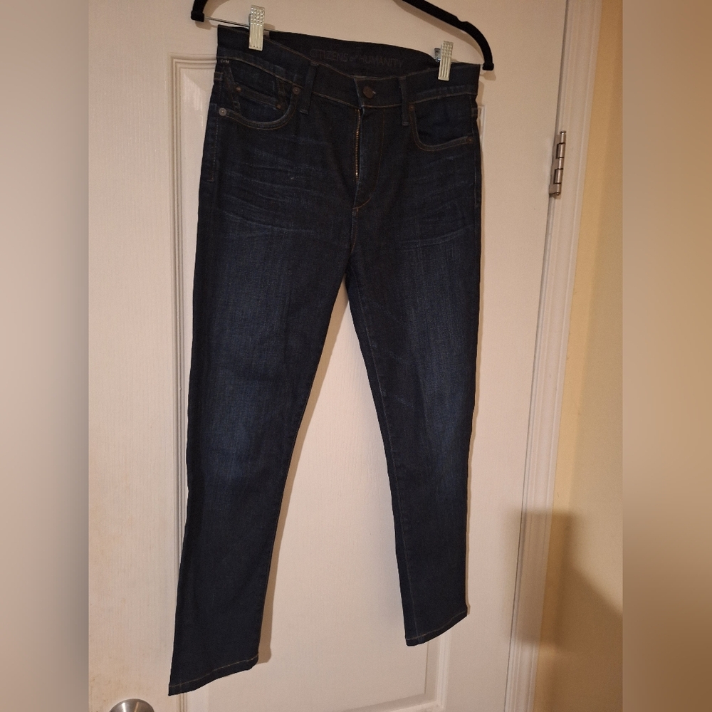Womens Juniors CITIZENS‎ OF HUMANITY dark Denim Jeans 27